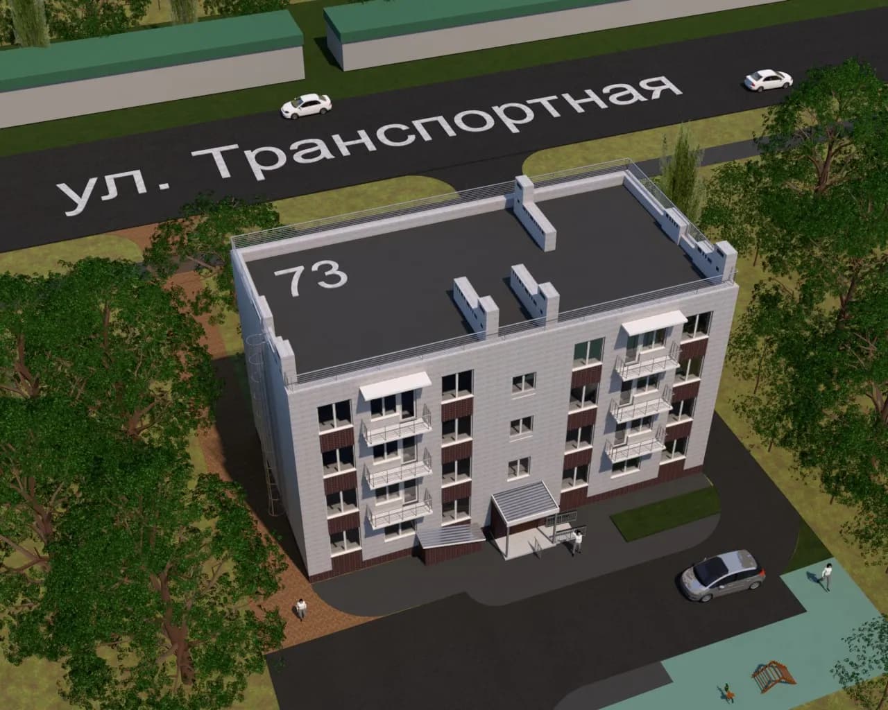 Жилой дом, Таганрог, ул Транспортная
