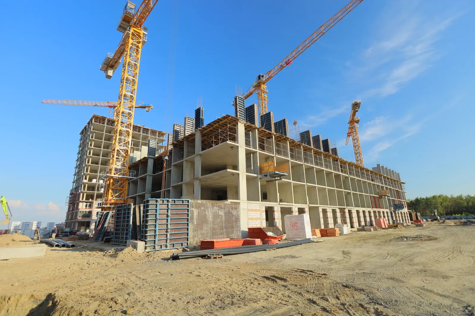 46 кластер квартала Эстет: ход строительства, октябрь 2026