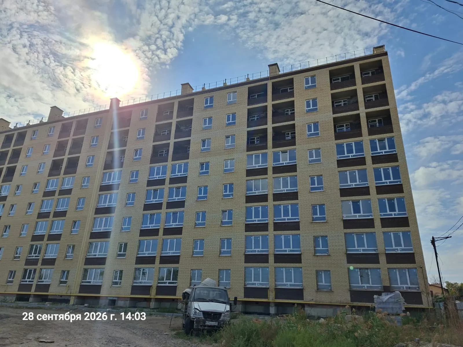 Жилой дом, Таганрог, Улица Адмирала Крюйса: ход строительства, октябрь 2026