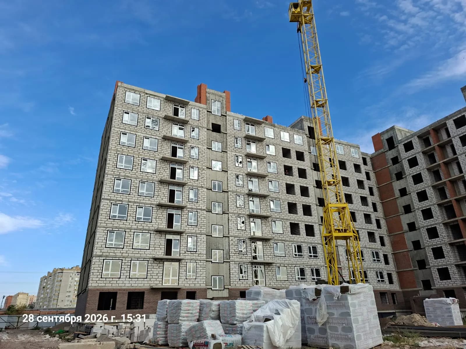 Жилой дом, Таганрог, Улица Галицкого: ход строительства, октябрь 2026