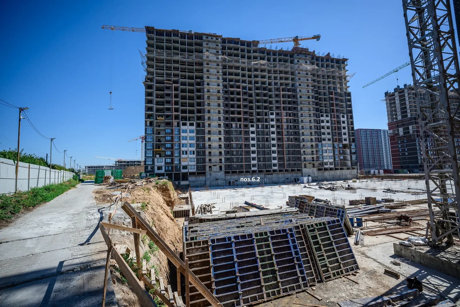 Октябрь парк поз 6.2: ход строительства, сентябрь 2026