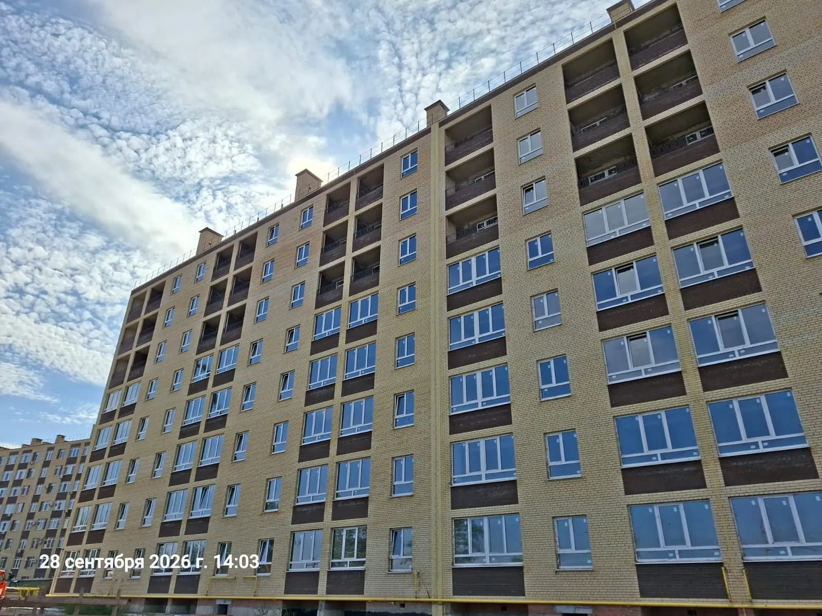 Жилой дом, Таганрог, Улица Адмирала Крюйса: ход строительства, октябрь 2026
