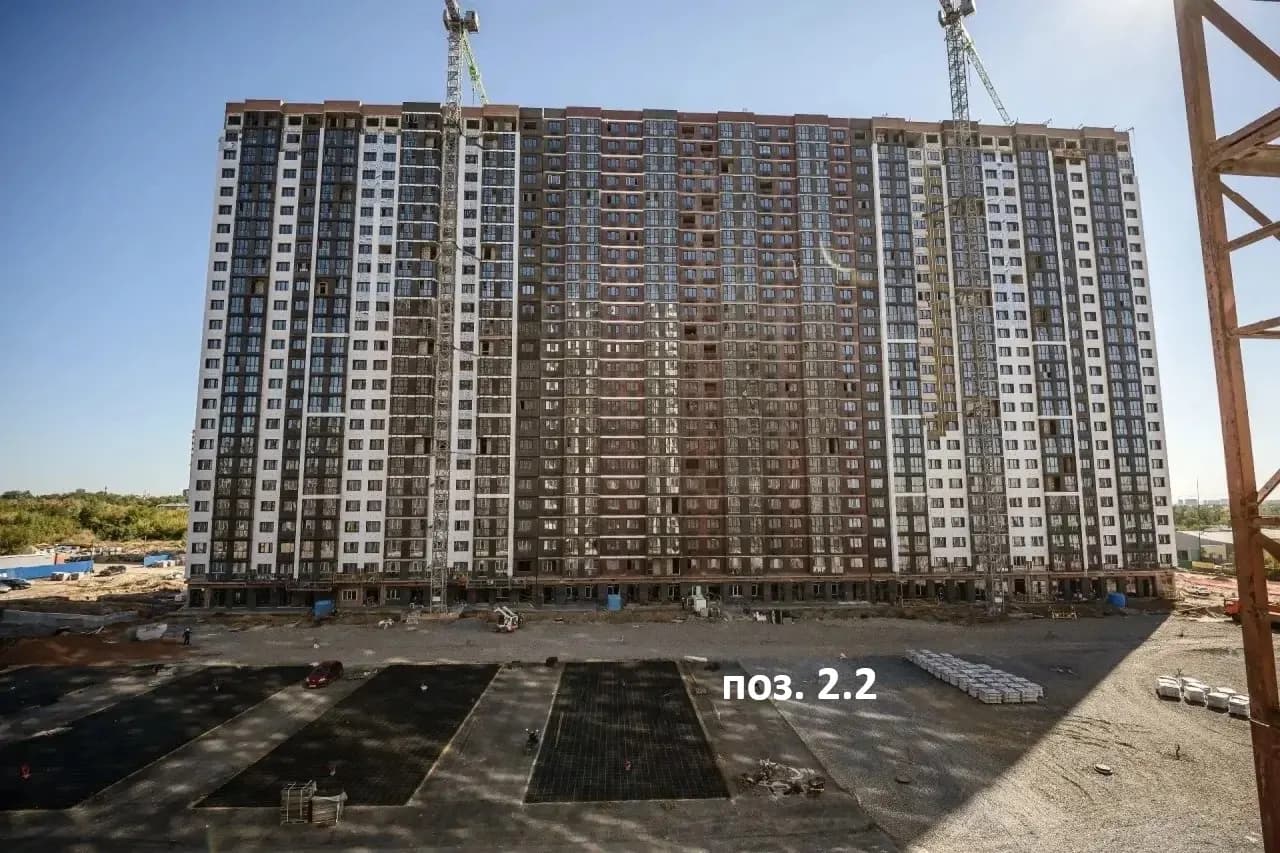 Октябрь парк поз 2.2: ход строительства, сентябрь 2026
