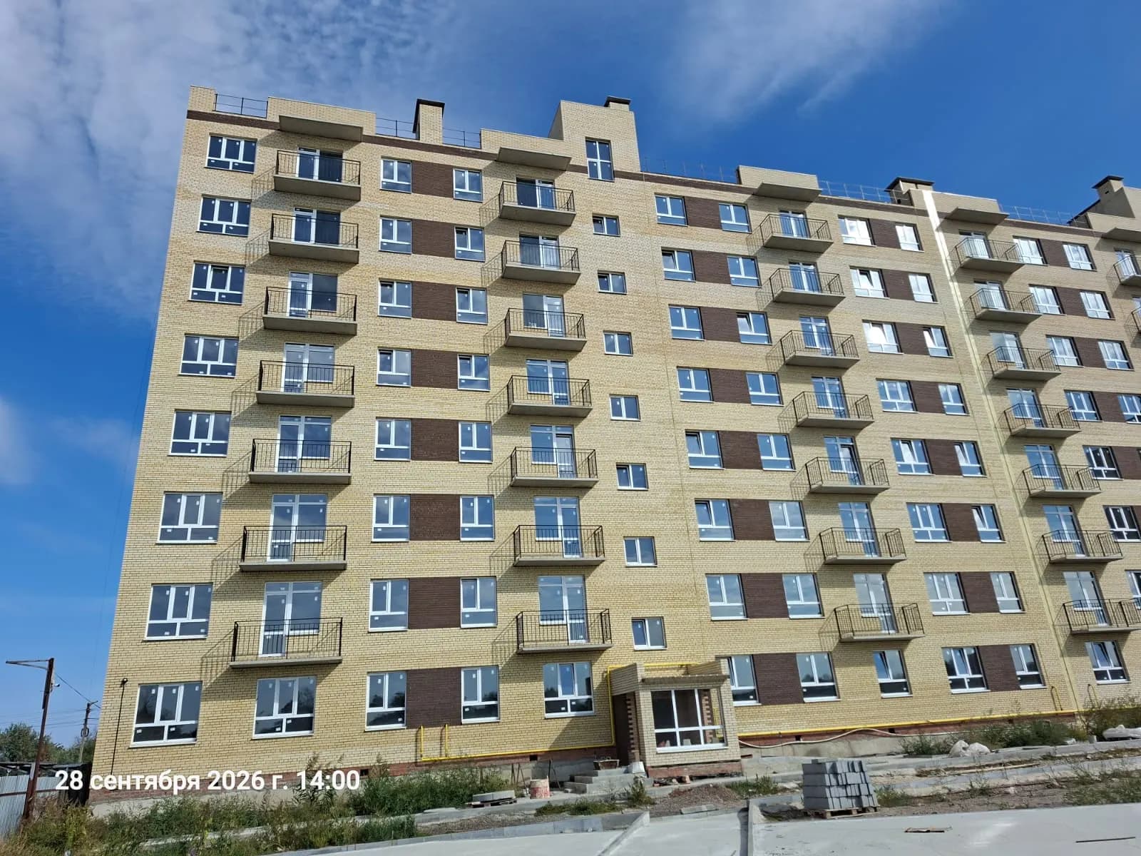 Жилой дом, Таганрог, Улица Адмирала Крюйса: ход строительства, октябрь 2026