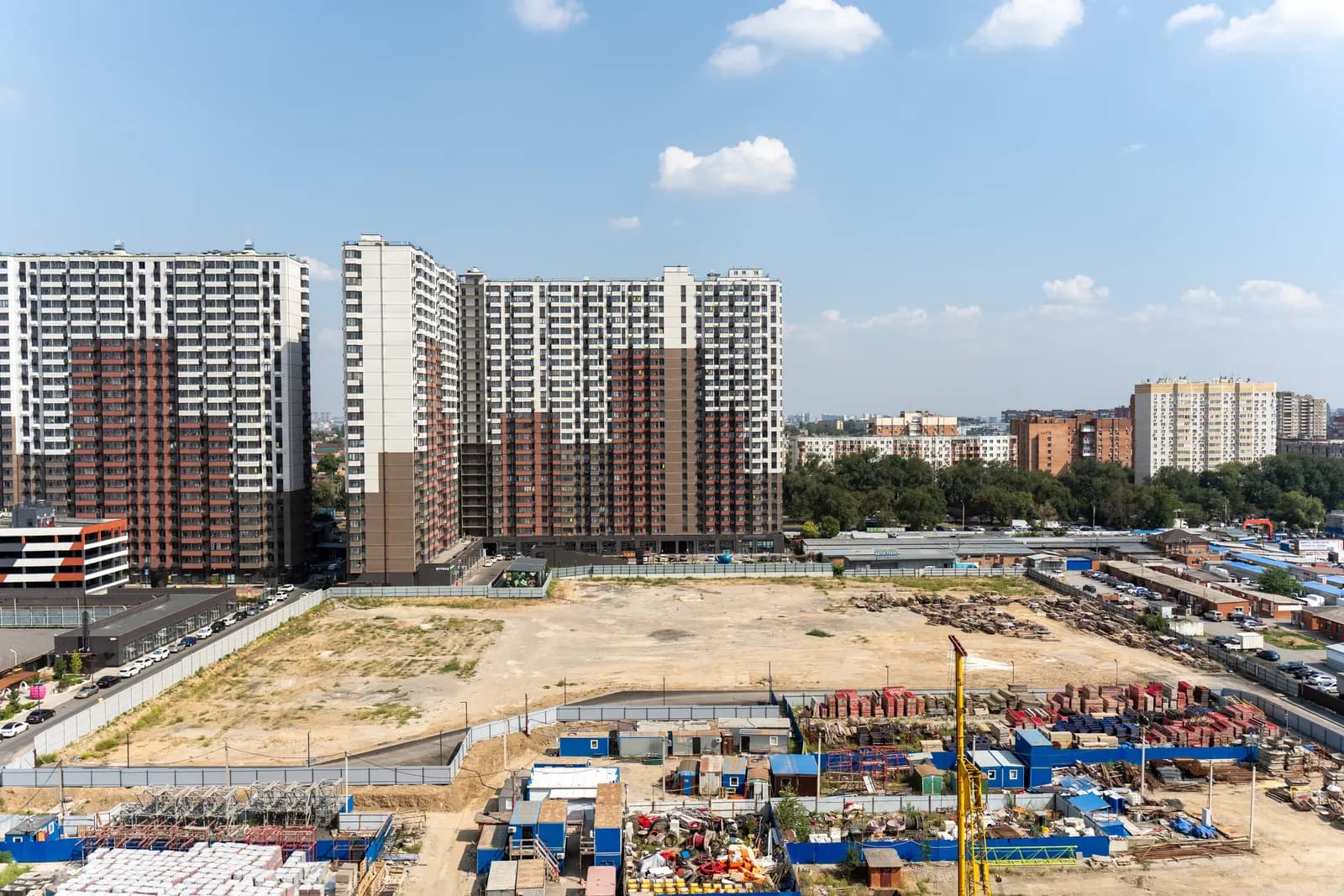 Малина парк: ход строительства, сентябрь 2026