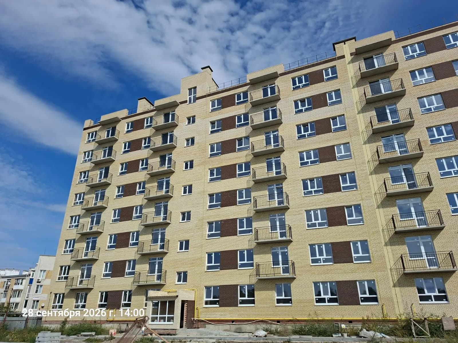 Жилой дом, Таганрог, Улица Адмирала Крюйса: ход строительства, октябрь 2026