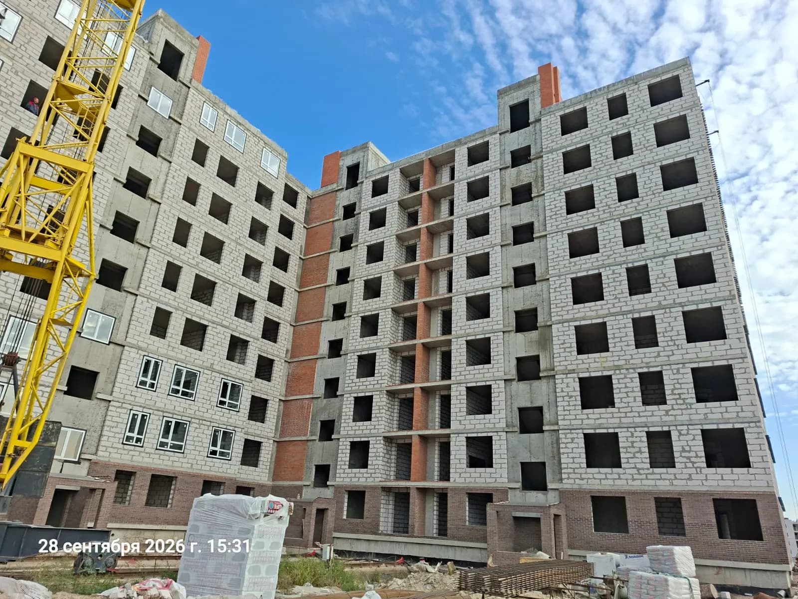 Жилой дом, Таганрог, Улица Галицкого: ход строительства, октябрь 2026